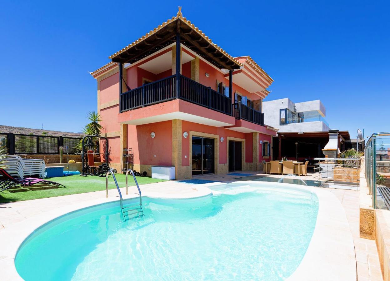 Luxury 5 Star Villa Violetta With Amazing Sea View, Jacuzzi And Heated Pool San Agustín Dış mekan fotoğraf